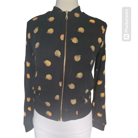 ALTERNATIVE PEACHES ๐ BOMBER JACKET - M - Picture 2 of 8